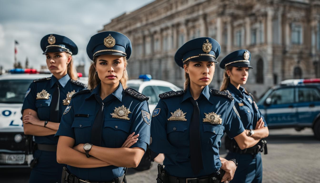 russian police women